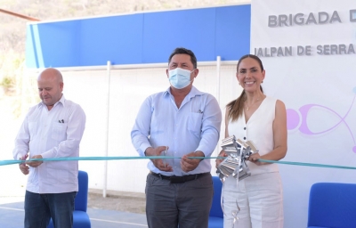 Participa Efraín Muñoz, en la apertura de la Brigada Regional de Salud Mental.